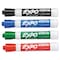 Expo Low-Odor Dry-Erase Marker, Broad Chisel Tip, Assorted Colors, PK4 80074 - alternate 7